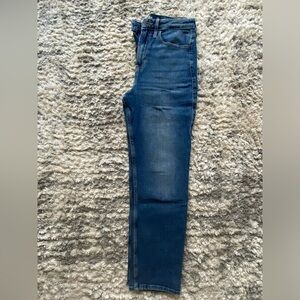 Hollister Dark Wash Denim Ultra High Rise Vintage Straight Jean Size 25